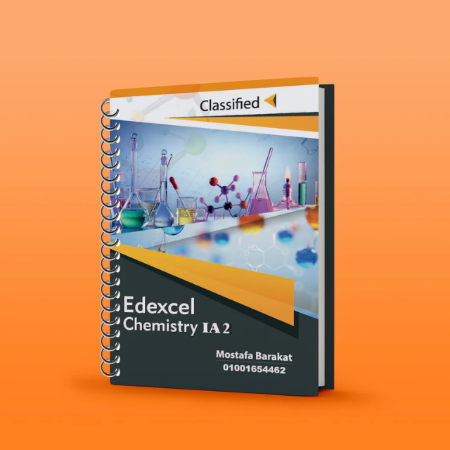 Edexcel A.2 Chemistry (WCH1) Classified With Answers Unit 4,5 Mostafa Barakat